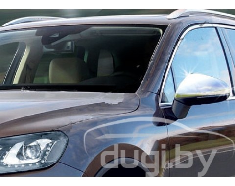 Накладки на зеркала (нерж.) 2 шт. VW TOUAREG (2010-)